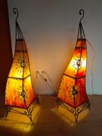 ️ Paar handgemaakte lampen - 1 meter hoog. Oosters., Ophalen, Zo goed als nieuw, Metaal