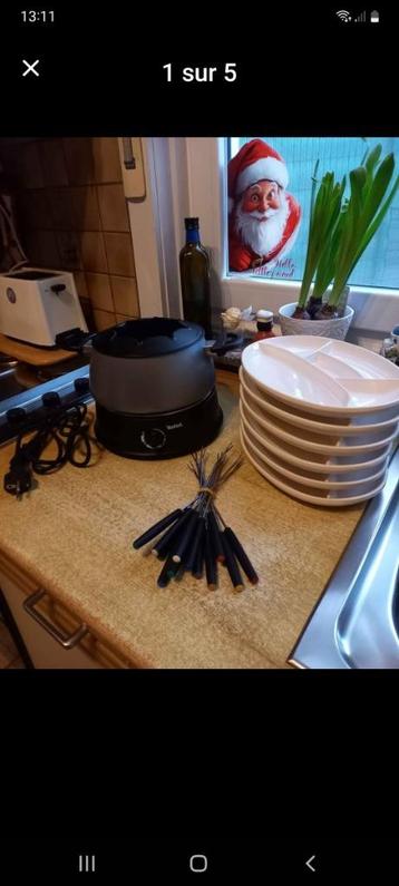 Tefal-fondue, Elektronische apparatuur, Ophalen, Zo goed als nieuw, Elektrisch, Fondueset