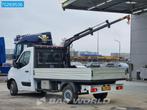 Renault Master 110PK Open Laadbak met Hiab T-CLX 009 Kraan A, Auto's, Gebruikt, Euro 6, 4 cilinders, Renault