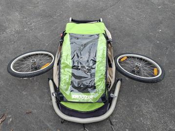 Croozer fietskar voor 1 kind, Fietsen en Brommers, Ophalen, Gebruikt, Opvouwbaar, Croozer