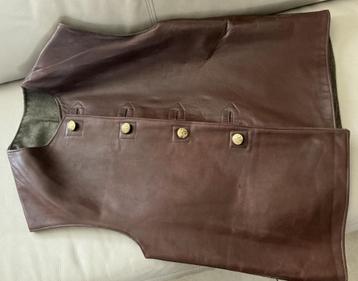 Originele Belgische Leather Machine Gunner Jerkin Vest WW2 beschikbaar voor biedingen