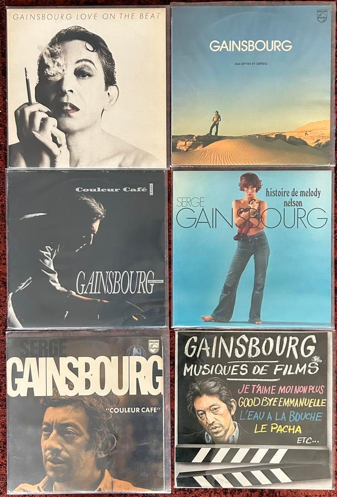 6x Gainsbourg vinyl, CD & DVD, Vinyles | Hip-hop & Rap, Comme neuf, Enlèvement