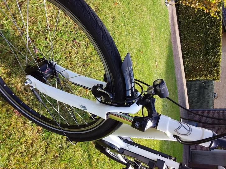 elektrische fiets, Fietsen en Brommers, Elektrische fietsen, Zo goed als nieuw, Minder dan 47 cm, Ophalen
