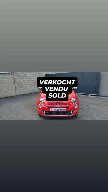 Fiat 500C 1.2i Pop CABRIO AIRCO- NAVI-PARK SENSOR -BT beschikbaar voor biedingen