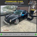 Porsche 964 Carrera 2 3.6 (1992) — Alleen carrosserie of co, 4 zetels, Achterwielaandrijving, Zwart, Overige bekleding