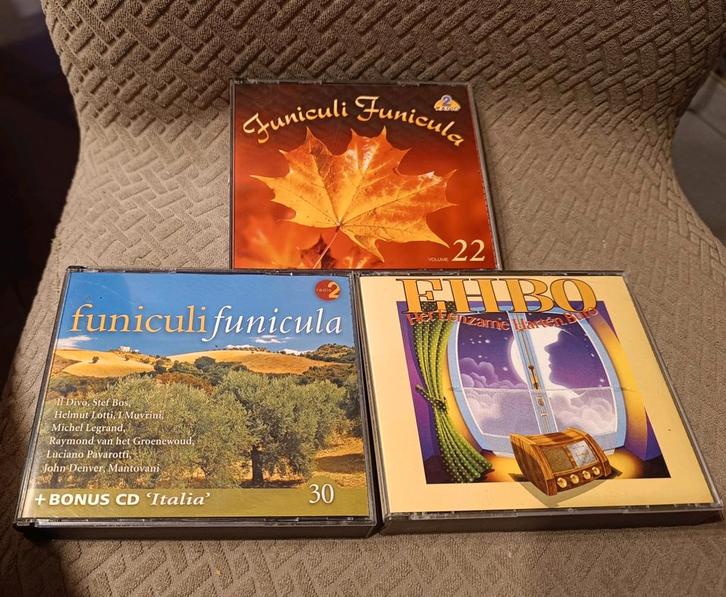 3 x 2cd  Funiculi Funicula en EHBO, Cd's en Dvd's, Cd's | Verzamelalbums, Ophalen of Verzenden