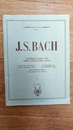 Bach bladmuziek Anna Magdalena Bach, Muziek en Instrumenten, Bladmuziek, Piano, Gebruikt, Ophalen