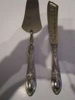 antieke taartschep en  taartmes, Enlèvement ou Envoi, Utilisé, Couverts en vrac