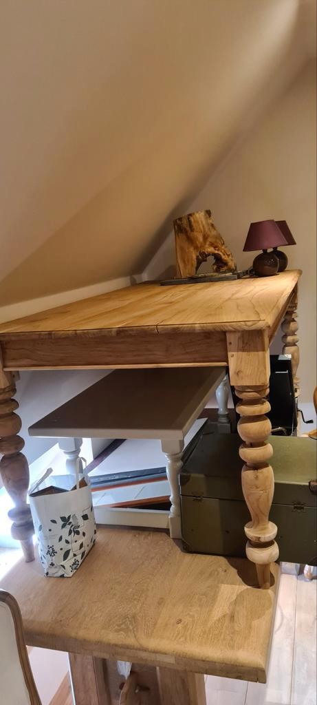Table à manger en chêne teck 10-150 ans 500-- 750€, Maison & Meubles, Tables | Tables à manger, Utilisé, 50 à 100 cm, 200 cm ou plus