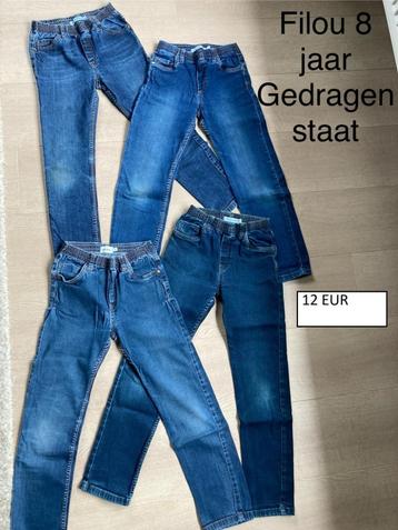 Filou 128 - 4 jeansbroeken - 8 jaar (ook apart te koop)