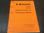 Parts list Kawasaki, Motoren, Handleidingen en Instructieboekjes