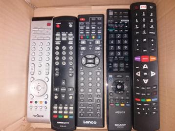  Set afstandsbedieningen diverse merken beschikbaar voor biedingen