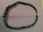 bijoux en pierre de malachite, Ophalen, Zilver, Ketting