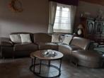 Zetel te koop, Huis en Inrichting, Ophalen, Gebruikt, Leer