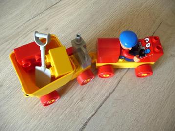 DUPLO wagentje met dump aanhanger beschikbaar voor biedingen