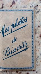 12 Oude foto´s in mapje  v Biarritz, Ophalen of Verzenden, Zo goed als nieuw, Foto