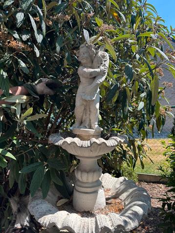 Tuinbeeld /fontein, Enlèvement, Utilisé, Pierre, Fontaine
