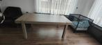 Nieuwe houten uitschuifbare eettafel, Huis en Inrichting, Tafels | Eettafels, Ophalen