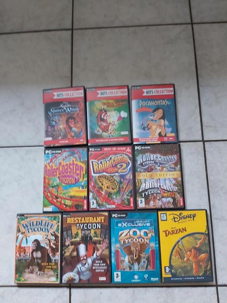PC cd rom 10 stuks, Cd's en Dvd's, VHS | Kinderen en Jeugd, Gebruikt, Ophalen