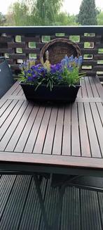 Tuintafel met stoelen, Tuin en Terras, Tuinsets en Loungesets, Ophalen, 4 zitplaatsen, Gebruikt, Tuinset