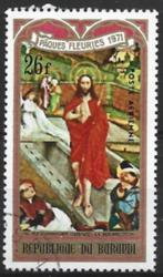 Burundi 1971 De opstanding van Christus, Postzegels en Munten, Postzegels | Afrika, Ophalen of Verzenden, Overige landen, Gestempeld