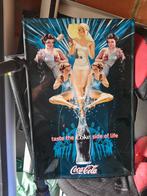 Coca cola bord, Verzamelen, Ophalen, Gebruikt, Reclamebord