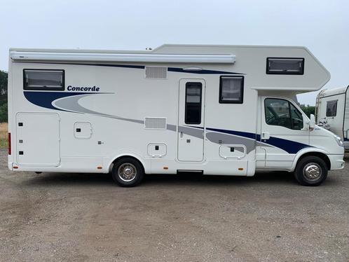 Mobilhome concorde iveco 210pk bj:2012 98000km nieuwstaat!, Caravans en Kamperen, Mobilhomes, Particulier, tot en met 4, Alkoof