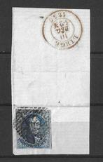 Belgische Postzegels  - Nummer 7 op fragment, Postzegels en Munten, Postzegels | Europa | België, Verzenden