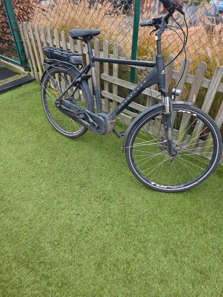 Elektrische heren fiets met werk aan bosch motor 8400km, Fietsen en Brommers, Elektrische fietsen, Gebruikt, 55 tot 59 cm, Ophalen of Verzenden