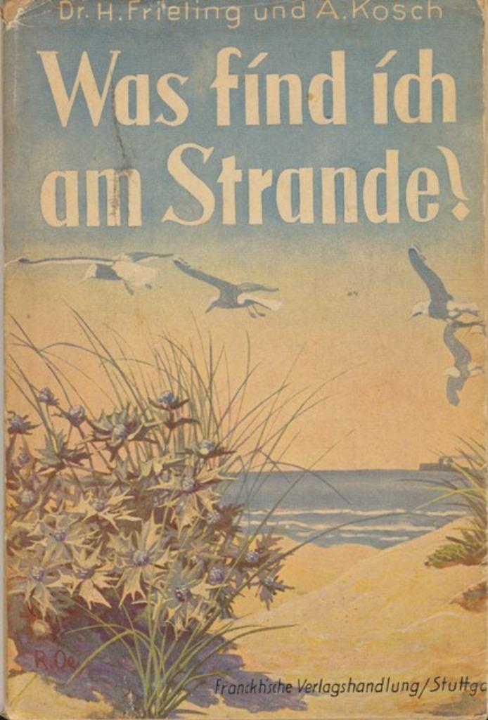 (t10) Was find ich am strande, gids, 1937, Boeken, Wonen en Tuinieren, Gelezen, Verzenden