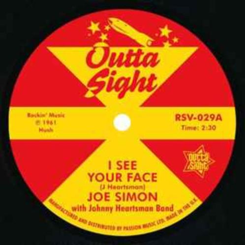Joe Simon - I See Your Face '7 " Popcorn dubbel sider ", Cd's en Dvd's, Vinyl Singles, Zo goed als nieuw, Single, R&B en Soul