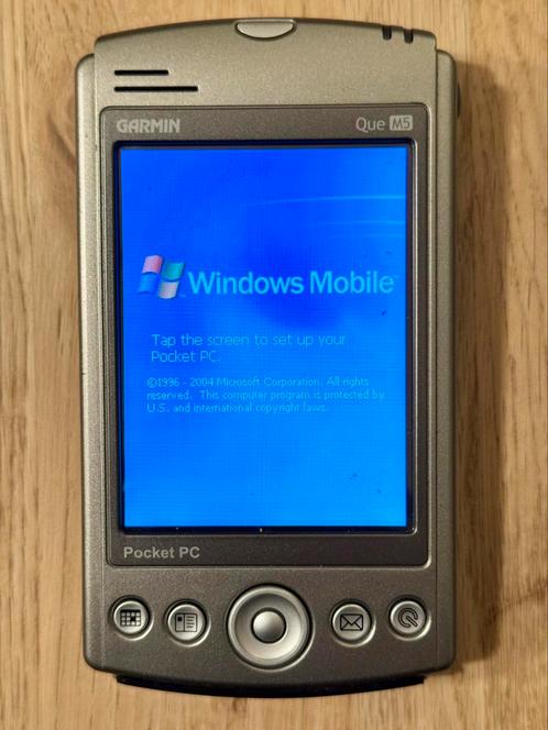 Garmin iQue M5: Satellite-navigatie in een Pocket PC., Telecommunicatie, Pda's, Zo goed als nieuw, Windows Mobile, Ophalen