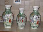 3 vases en porcelaine chinoise, Antiquités & Art, Enlèvement ou Envoi