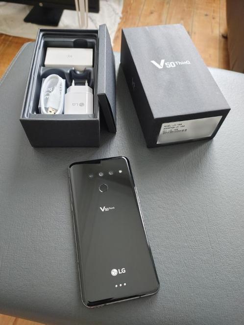 LG V50 ThinQ 5G, Telecommunicatie, Mobiele telefoons | LG, Zo goed als nieuw, Zonder abonnement, Zonder simlock, Touchscreen, Zwart