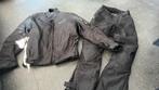 Ensemble pantalon et veste noir de moto., Motos, Enlèvement ou Envoi, Ensemble