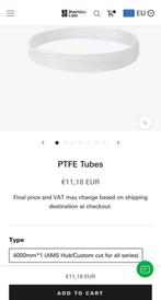 3x Bambu Lab PTFE Tubes 4000mm, Ophalen of Verzenden, Nieuw