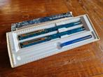 Vintage pennenset Waterman Paris fontein pen en rollerbal, Verzamelen, Ophalen of Verzenden, Gebruikt, Pennenset, Waterman