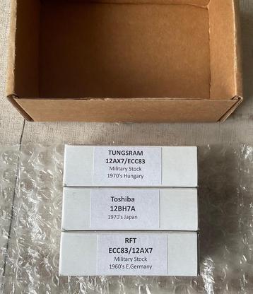 Vintage guitar & bass amp tubes - NOS 1960 &1970. beschikbaar voor biedingen