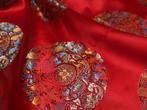 Nieuw! 6032) 118x85cm Chinese brokaat rood, 120 cm of meer, Nieuw, Ophalen of Verzenden, Polyester