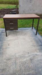 Vintage Metalen bureau, goede staat, Huis en Inrichting, Bureaus, Ophalen, Gebruikt, Bureau