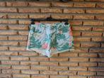 (31)- short femme t.36 jeans vert - zara -, Kort, Ophalen of Verzenden, Zo goed als nieuw, Maat 36 (S)
