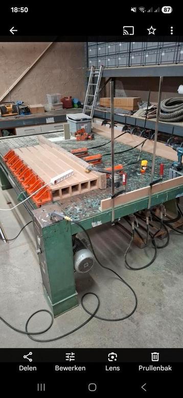 Nico Duin opsluitbank hydraulische , lastafel , spantafel  beschikbaar voor biedingen