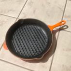 Grill Pan - Le Creuset. 26cm, Maison & Meubles, Cuisine | Casseroles & Poêles, Fonte, Utilisé, Poêle à frire ou Sauteuse, Plaques à induction