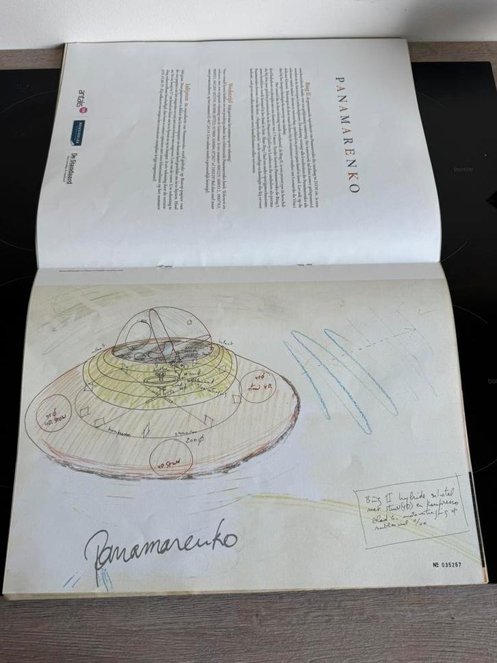 Zeefdruk panamarenko bing II, Antiek en Kunst, Kunst | Litho's en Zeefdrukken, Ophalen