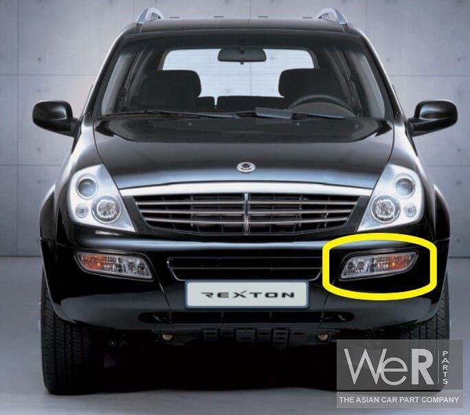 Richtingaanwijzerlamp Mistlamp links voor SsangYong Rexton 2, Auto-onderdelen, Verlichting, Ssangyong, Nieuw, Ophalen of Verzenden