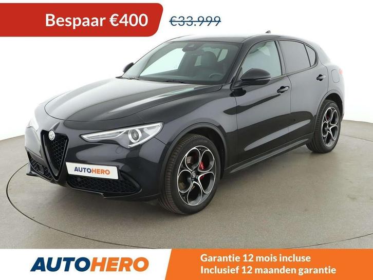 Alfa Romeo Stelvio 2.0 Turbo Sprint Q4 (bj 2023, automaat), Auto's, Alfa Romeo, Te koop, Stelvio, 4x4, ABS, Achteruitrijcamera