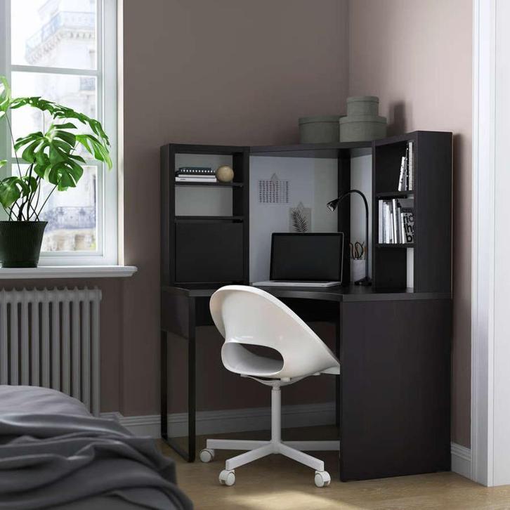 Hoekbureau Ikea - Micke, Huis en Inrichting, Bureaus, Gebruikt, Bureau, Ophalen