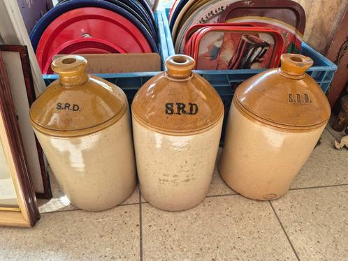 3 cruches à alcool SRD en grès de l'armée anglaise  WW2, Verzamelen, Militaria | Tweede Wereldoorlog, Ophalen