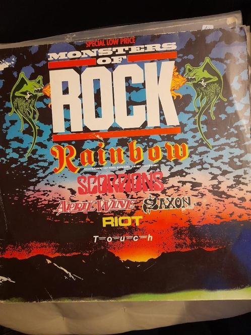 lp - various - monsters of rock, Cd's en Dvd's, Vinyl | Hardrock en Metal, Gebruikt, Ophalen of Verzenden