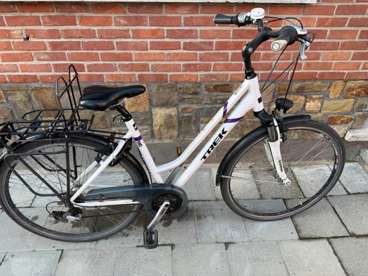 Damesfiets Trek T80, Fietsen en Brommers, Fietsen | Dames | Damesfietsen, Gebruikt, Overige merken, Versnellingen, 47 tot 50 cm